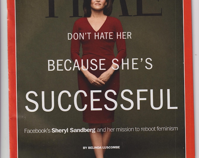 Time June 13, 2013 Sheryl Sandberg, David Bowie, New Soft Money (Magazine: News, Politics)