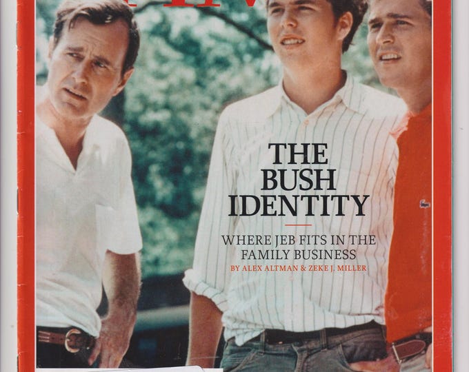 Time March 16, 2015 The Bush Identity - Jeb Bush,  Putin's Reality TV, Web Heavyweights (Magazine: News, Current Events)