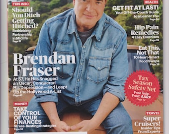 AARP February March 2026 Brendan Fraser, Partnership for Life, Finances, Tax Season (Magazine: General Interest)