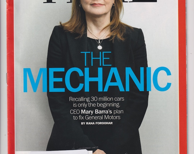 Time October 6, 2014 Mary Barra CEO General Motors, Midterm Elections, Antivaccine Movement (Magazine: News, Current Events)