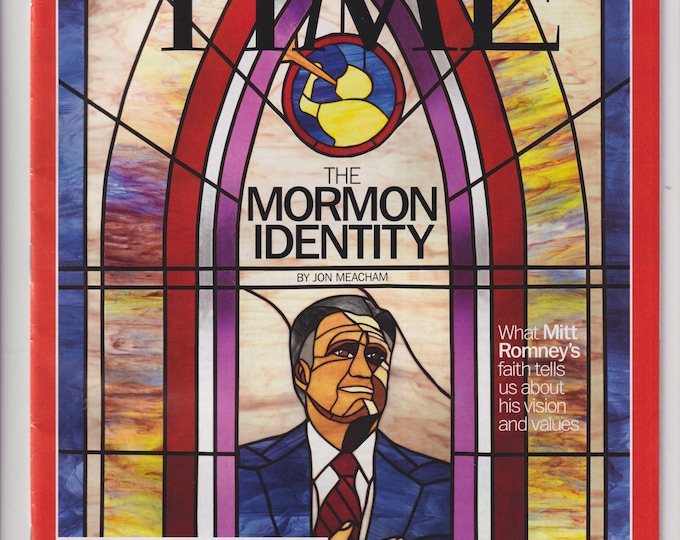 Time October 8, 2012 The Mormon Identity, Mitt Romney's Faith, Islam, J. K. Rowling  (Magazine: Current Events, Politics)