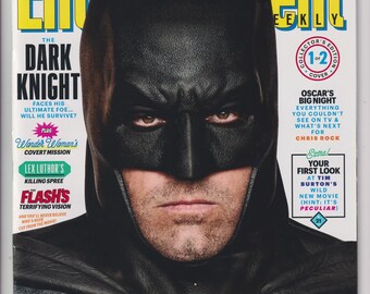 Entertainment Weekly March 11, 2016 Ben Affleck As Batman, Batman v Superman (Newsstand Cover 1) (Magazine: Film, TV, Music, Celebrities)