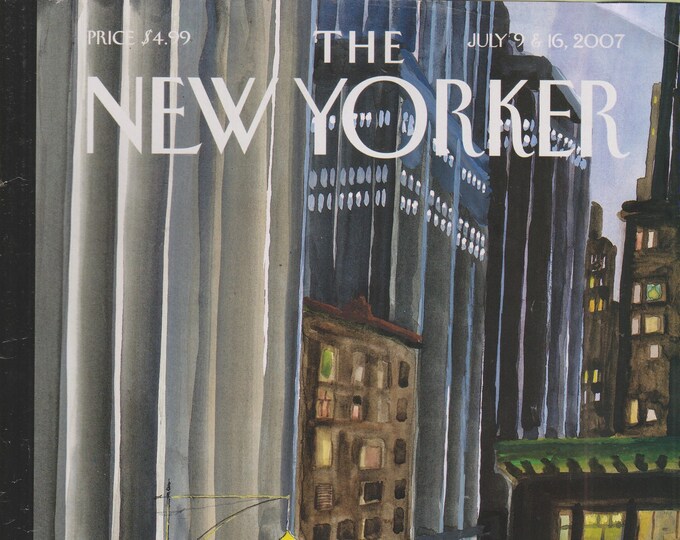 The New Yorker July 9 - 16, 2007 Fresh Produce Cover, Antiques, Musci of Sibelius, Opium War (Magazine: General Interest)