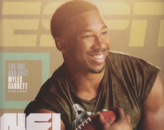 ESPN April 24, 2017 The One and Only Myles Garrett NFL Draft (Magazine: Sports)