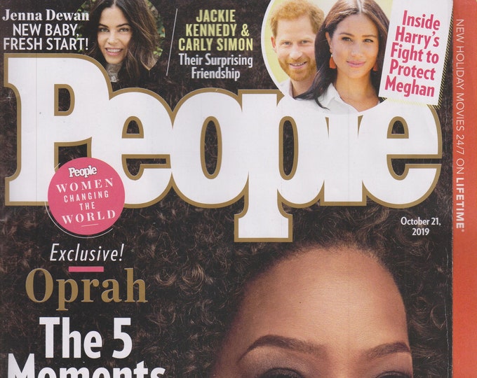 People October 21, 2019 Oprah The 5 Moments That Changed My Life - Women Changing the World (Magazines: Celebrities)