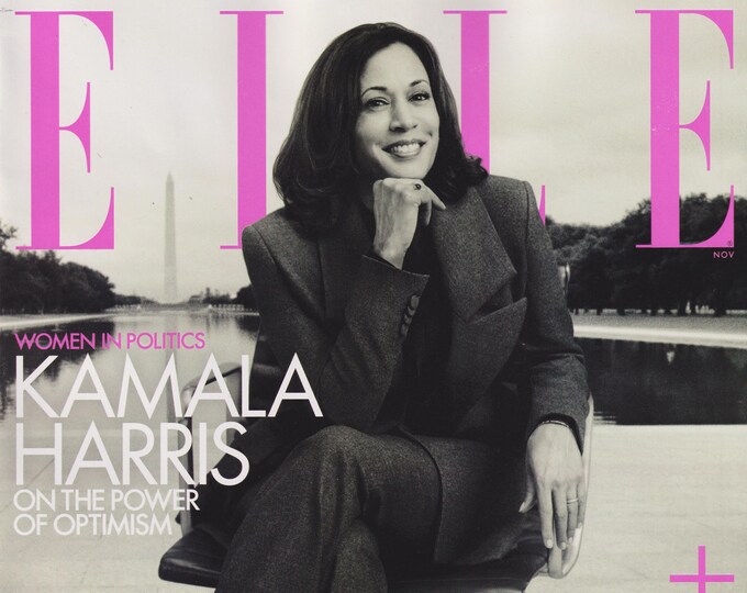 Elle  November 2020 Kamala Harris - Women in Politics (Magazine: Women's, Fashion)