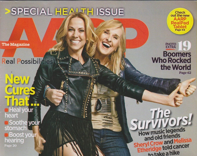 AARP October November 2014 Sheryl Crow, Melissa Etheridge Special Health Issue (Magazine: General Interest)