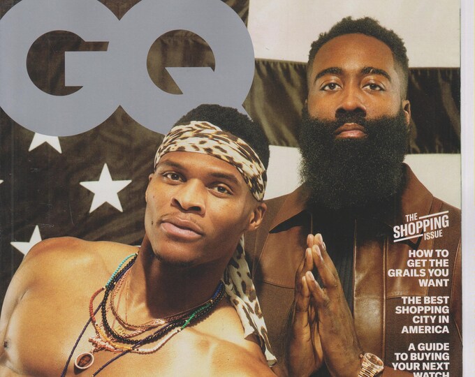 GQ March 2020 Russell Westbrook and James Harden  (Magazine: Men's, General Interest)