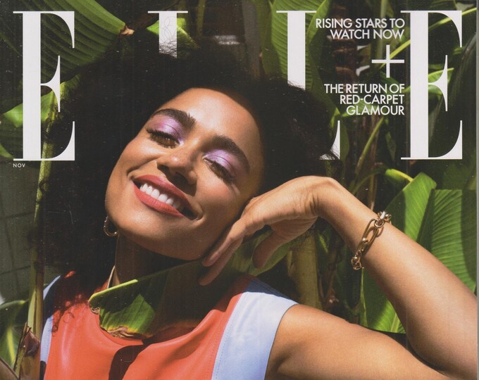 Elle November 2021 Lauren Ridloff - Women in Hollywood  (Magazine: Women's, Fashion)