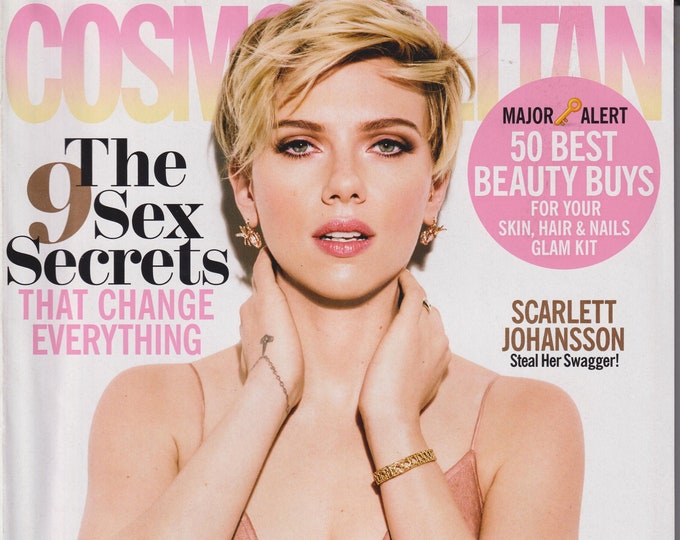 Cosmopolitan May 2016 Scarlett Johansson Steal Her Swagger!  (Magazine: Women's)