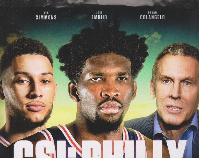 ESPN October 2018 Ben Simmons, Joel Embiid, Bryan Colangelo CSI Philly (Magazine: Sports)