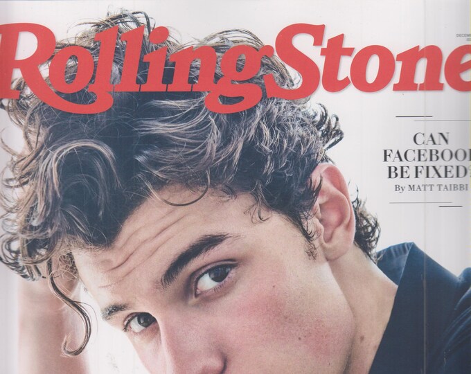 Rolling Stone December 2018 Shawn Mendes - Confessions of a Neurotic Pop Idol (Magazine: Music, Commentary)