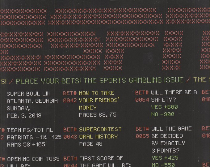 ESPN February 2019 The Sports Gambling Issue (Magazine: Sports)