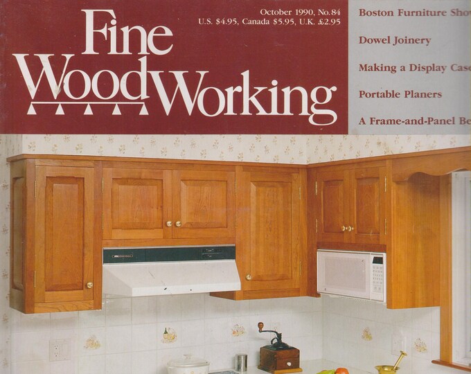 Fine Wood Working October 1990 Building Kitchen Cabinets  (Magazine: Woodworking; Crafts, Hobby)