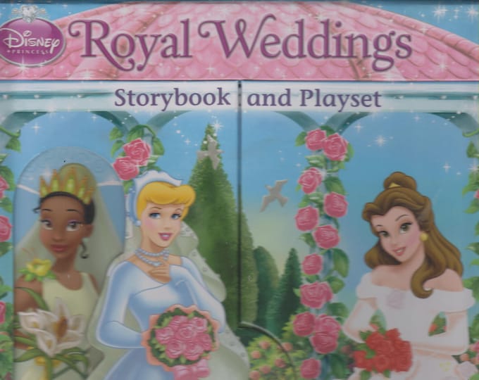 Disney Princess Royal Weddings (Belle, Tiana, Cinderella)  Storybook & Playset   (Children's)