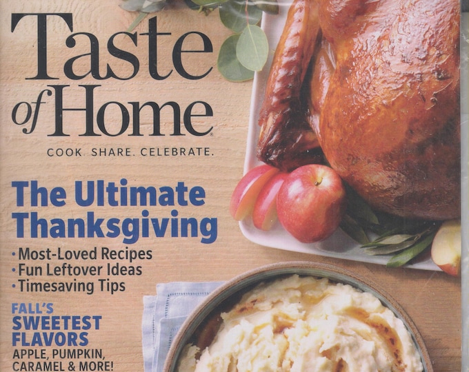 Taste of Home October/November 2019 The Ultimate Thanksgiving (Magazine: Cooking, Recipes)