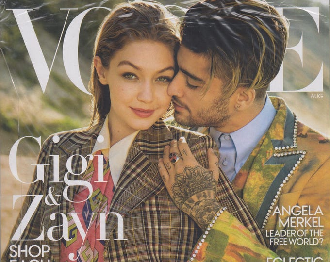 Vogue August, 2017  Gigi  Hadid and Zayn Malik