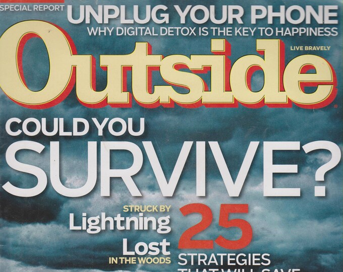 Outside October 2014  Could You Survive? 25 Strategies That Will Save Your Life (Magazine: Outdoor Recreation)