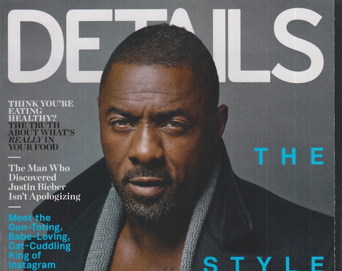 Details September 2014 The Undeniable, Indescribable Appeal of Idris Elba (Magazine: Men's, General Interest)