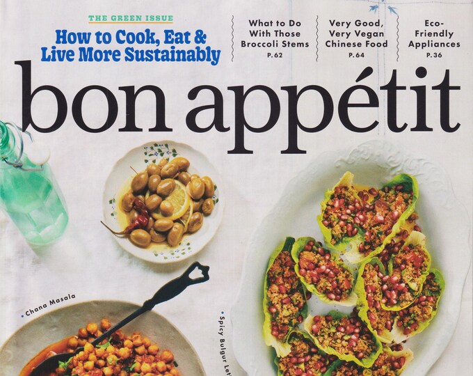 Bon Appetit May 2021 How to Cook, Eat & Live More Sustainably (Magazine:  Recipes, Cooking)