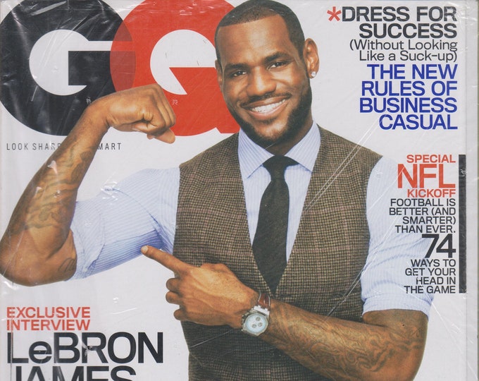 GQ September 2010 LeBron James Can Take The Heat (Magazine: Men's Interest)