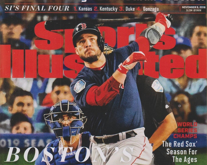 Sports Illustrated November 5, 2018 Steve Pearce Boston's Best World Series Champ