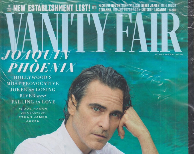 Vanity Fair November 2019 Joaquin Phoenix; The 2019 New Establishment List! (Magazine: General Interest)