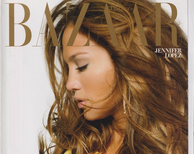 Harper's Bazaar February 2008 Jennifer Lopez Spring Fashion  (Magazine: Fashion)