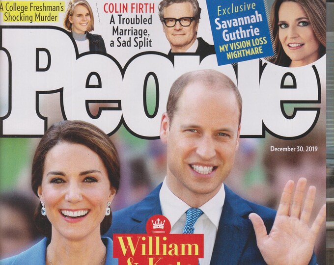 People December 30, 2019 William & Kate Preparing for the Throne  (Magazine: Celebrities)