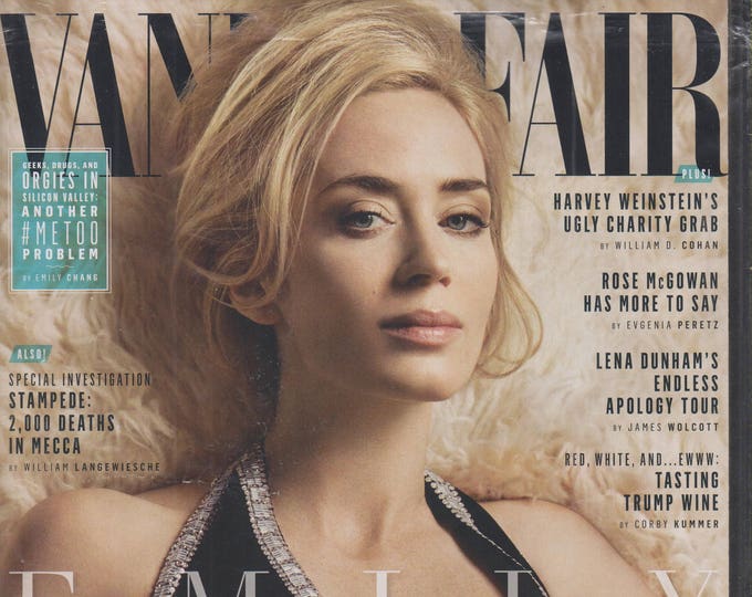 Vanity Fair February 2018 Emily Blunt (Magazine: Celebrity; General Interest)