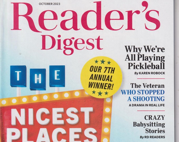 Reader's Digest October 2023 The Nicest Places in America (Magazine: General Interest)