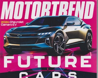 MotorTrend September 2023 Future Cars, 2026 Chevrolet Camaro EV (Magazine: Cars, Automotive)