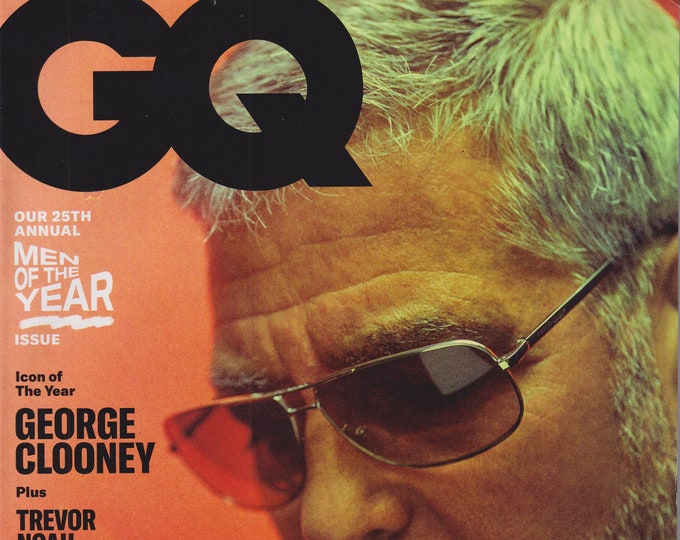 GQ  December 2020 January 2021 George Clooney - Icon of the Year  (Magazine: Men's, General Interest)