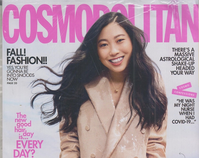 Cosmopolitan September 2021 Awkwafina Buckle Up Hollywood; Fall Fashion  (Magazine: Women's)