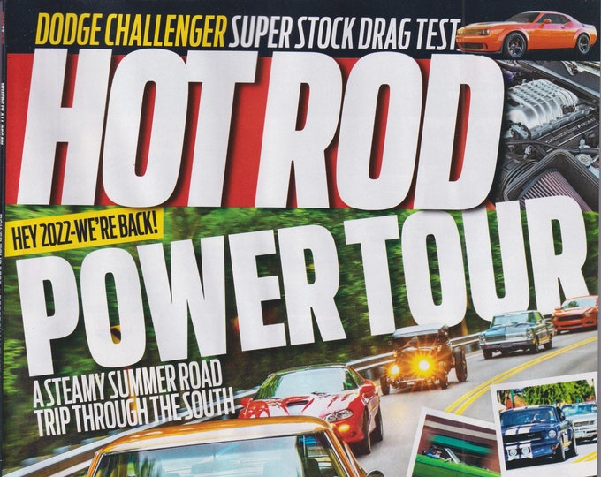 Hot Rod  November 2022 Power Tour, Evolution of the Corvette Z06, Dodge Challenger (Magazine: Cars, Automobiles)