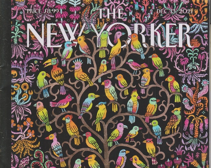 The New Yorker December 13, 2021 Enchanted Garden Cover, Bitcoin, Plants, Jeremy Strong  (Magazine: General Interest)