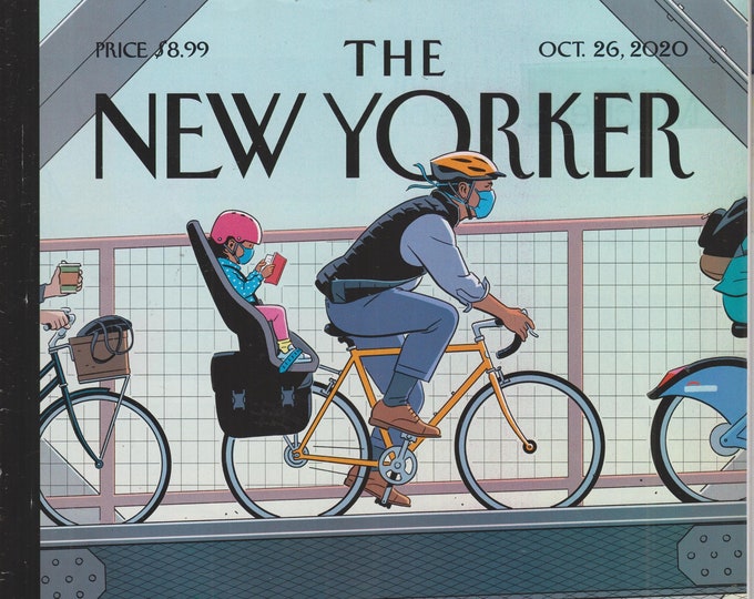The New Yorker October 26, 2020 Shifting Gears Cover, Workplace Protection, Vaccines, Internet (Magazine: General Interest)