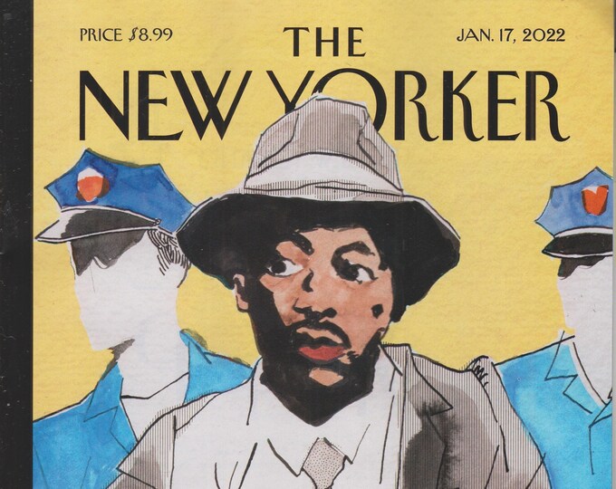 The New Yorker  January  17, 2022 King Arrested for Loitering 1958 Cover  (Magazine: General Interest)
