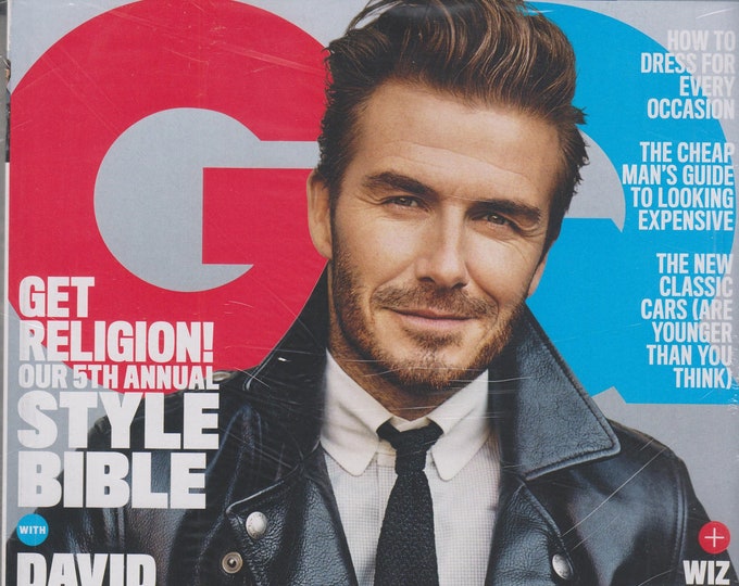 GQ April 2016 David Beckham  The Patron Saint of Swagger (Magazine: Men's Interest)