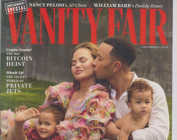 Vanity Fair December 2019 Chrissy Teigen & John Legend  (Magazine: General Interest)