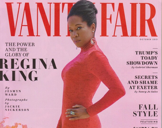 Vanity Fair October 2021 The Power and Glory of Regina King  (Magazine: General Interest)