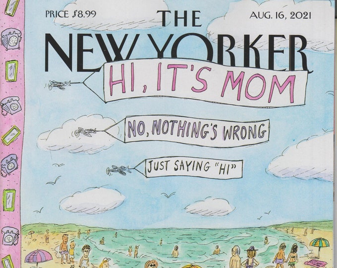 The New Yorker August 16, 2021 Hi, It's Mom;  Tokyo Olympics; Ted Lasso  (Magazine: General Interest)