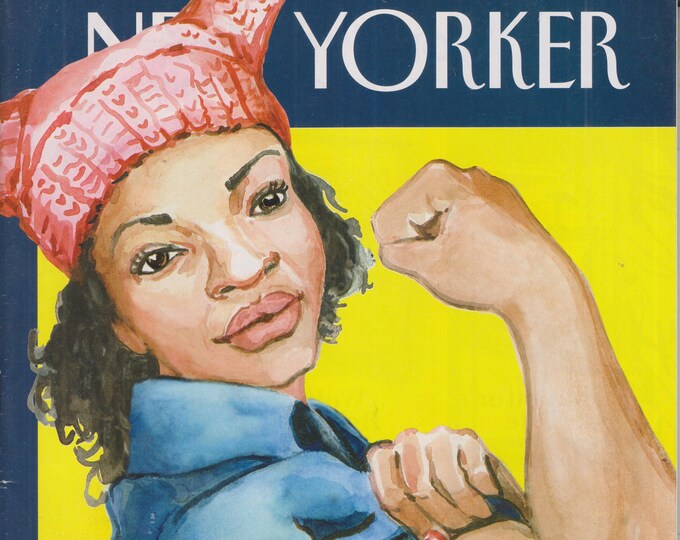 The New Yorker February 6, 2017 The March Cover, Trial of Dylann Roof, Mo Willems, Melania's Diary (Magazine: General Interest)