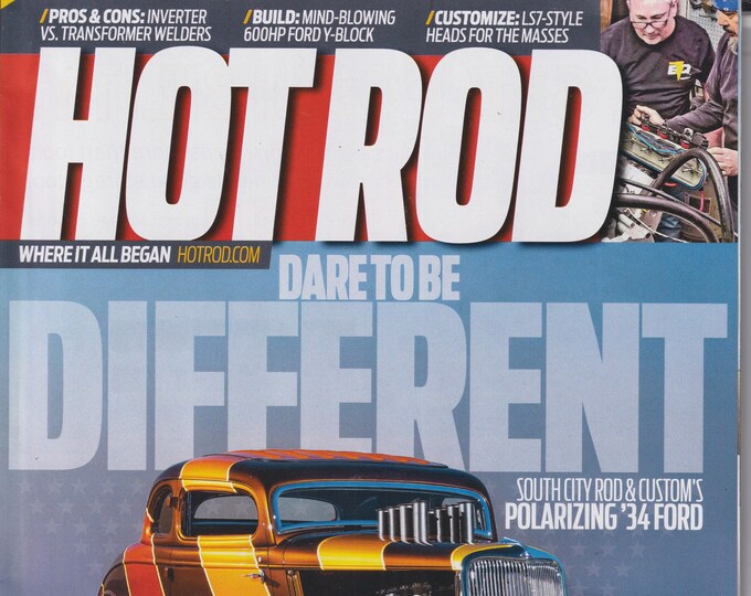 Hot Rod September 2023 Polarizing '34 Ford - Dare To Be Different   (Magazine: Cars, Automotive)