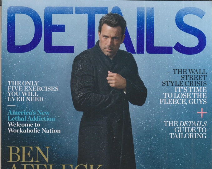 Details October 2014 Ben Affleck The Rainmaker (Magazine: Men's, General Interest)