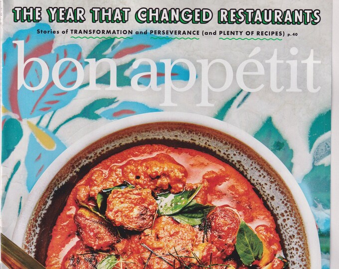 Bon Appetit October 2020 The Year That Changed Restaurants (Magazine:  Cooking, Recipes)