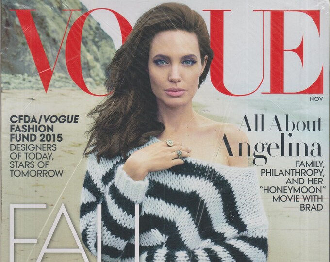 Vogue November 2015 All About Angelina Jolie  (Magazine: Fashion)