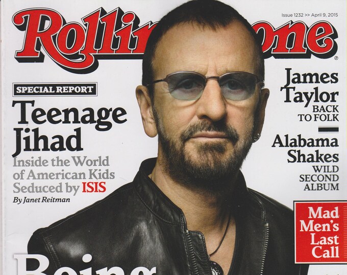 Rolling Stone April 9, 2015 Being Ringo - A Beatles' All Starr Life  (Magazine: Music, Commentary)