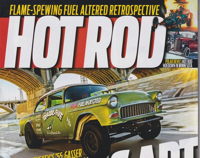 Hot Rod June 2022 Brendon Vetuskey's '55 Gasser Rolling Art   (Magazine: Cars, Automobiles)
