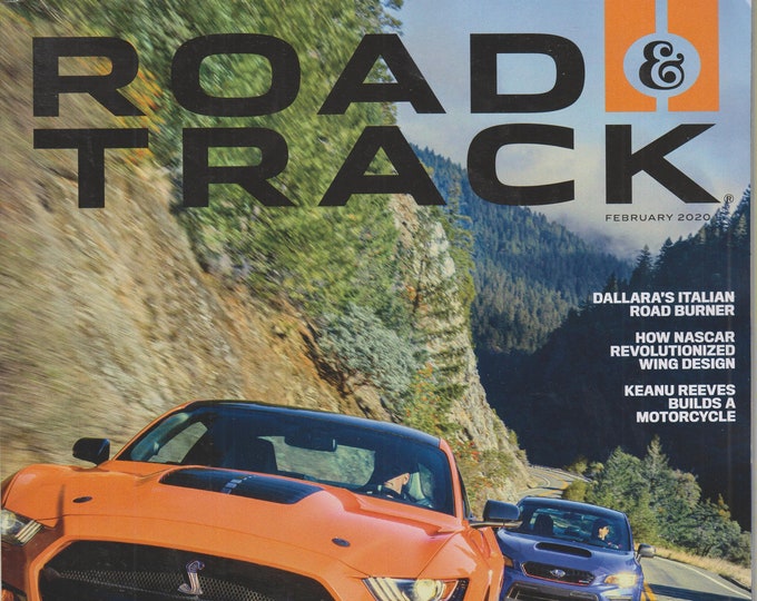 Road & Track February 2020 Shelby vs. Subaru (Magazine: Cars, Automotive)